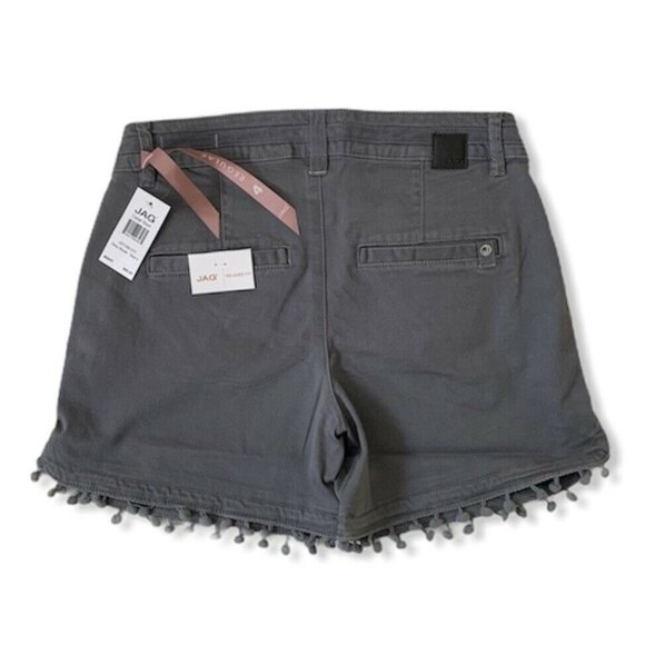 JAG Women's CADET Gray Streak Relaxed Fit Chino Short - Picture 6 of 11